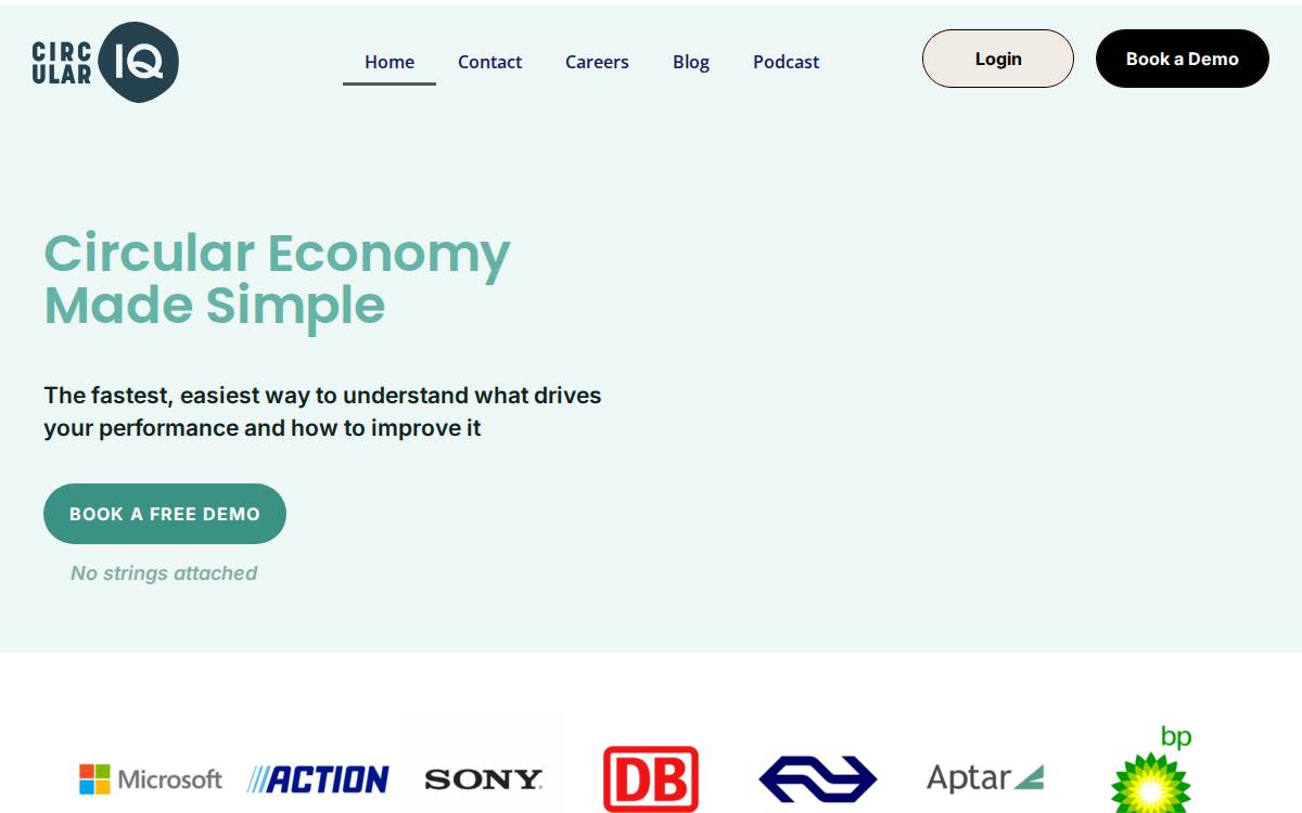 Circular Iq website preview