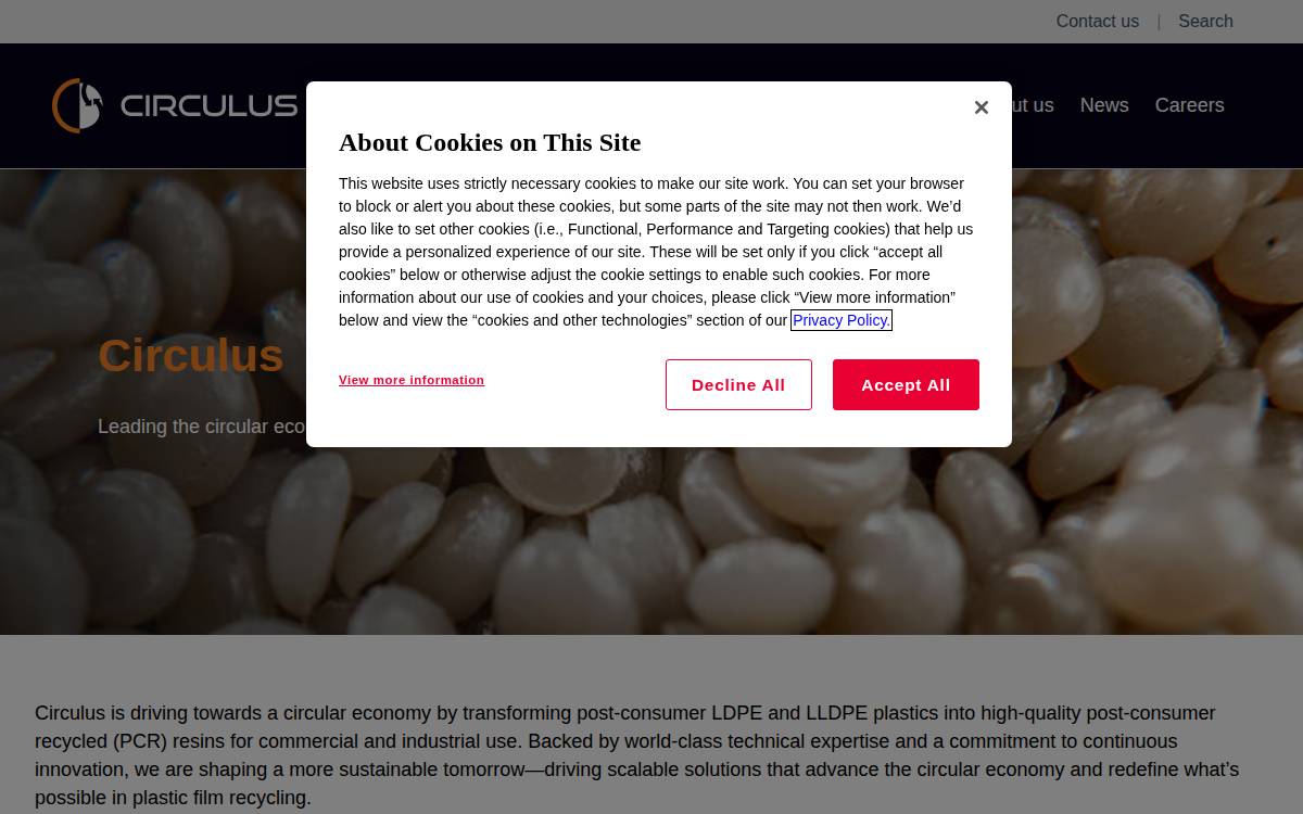 Circulus website preview