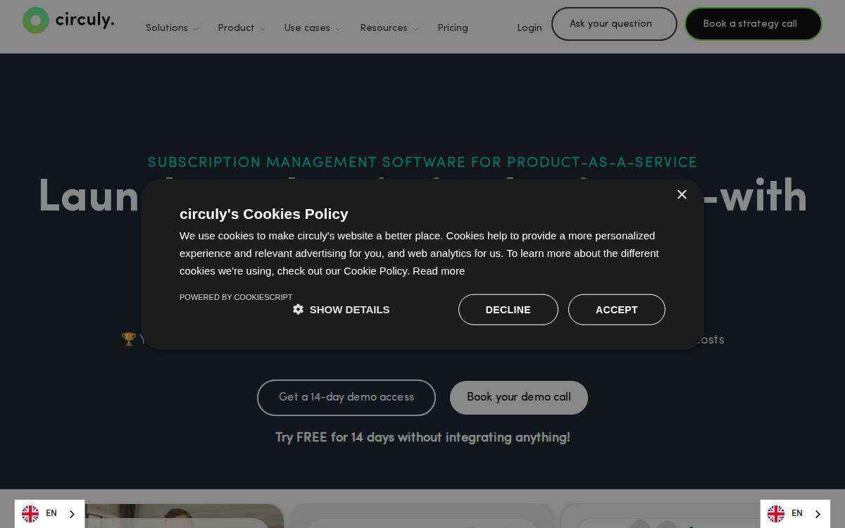 Circuly website preview