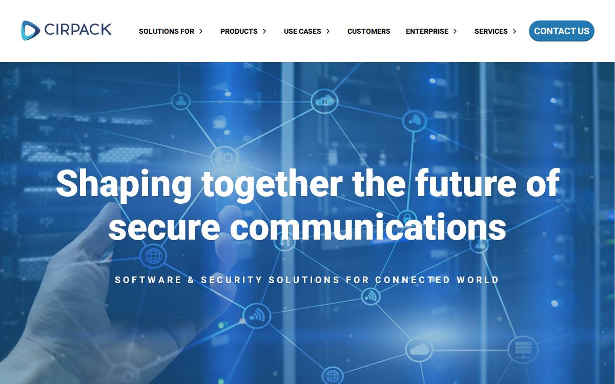 Cirpack website preview