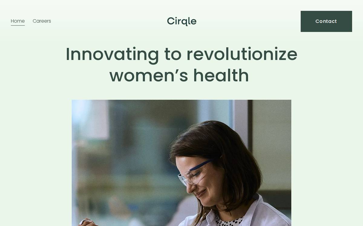 Cirqle website preview