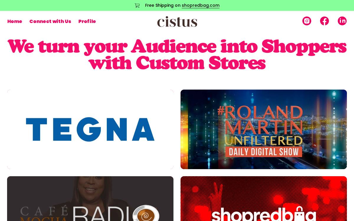 Cistus Media website preview