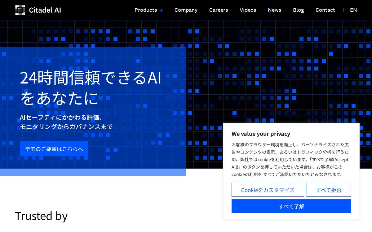 Citadel AI website preview