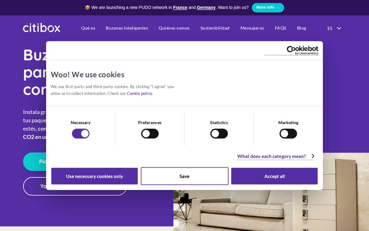 Citibox website preview
