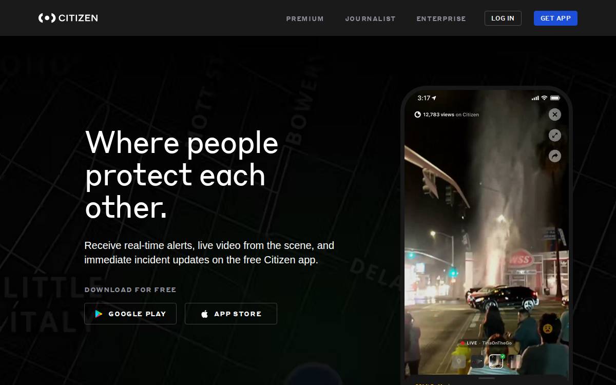 Citizen website preview
