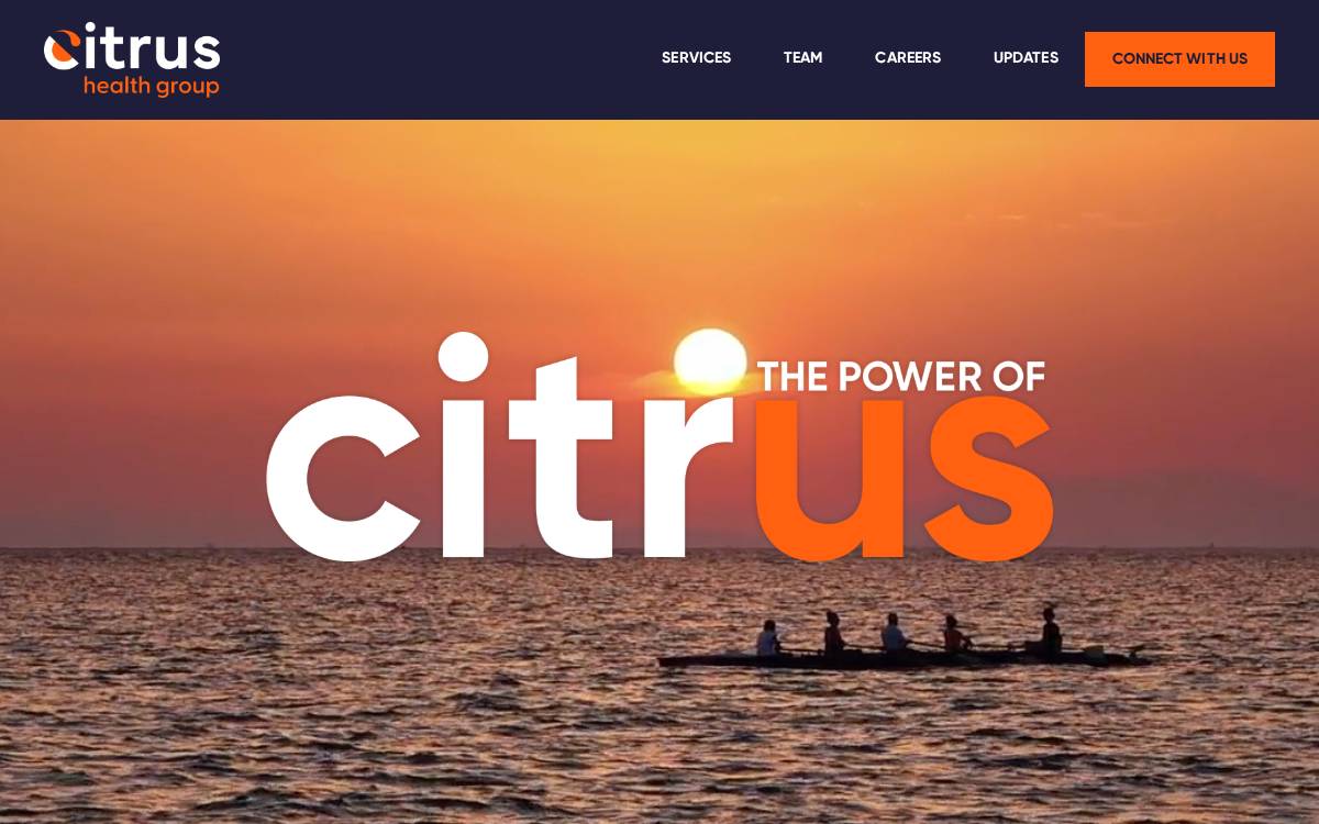 CiTRUS Health website preview