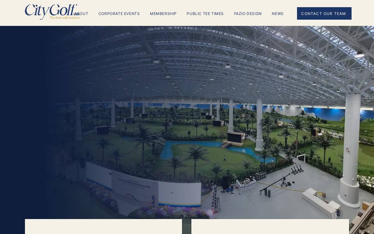 City Golf USA website preview