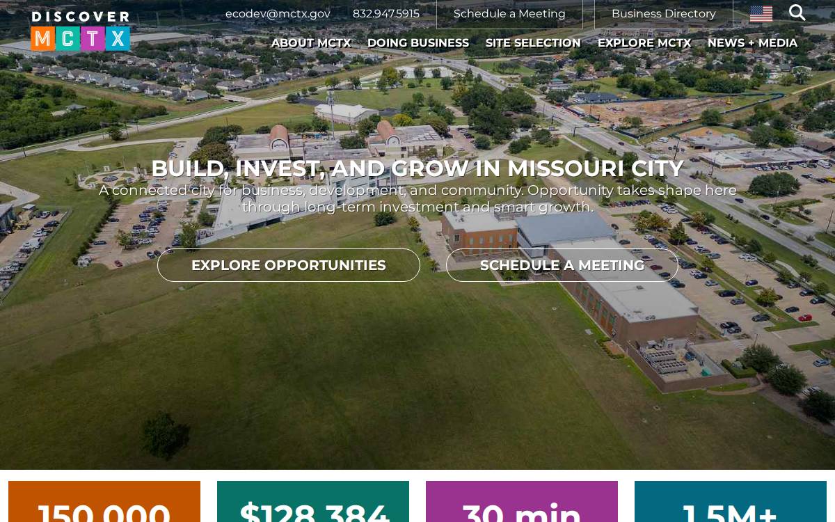 City of Missouri City website preview