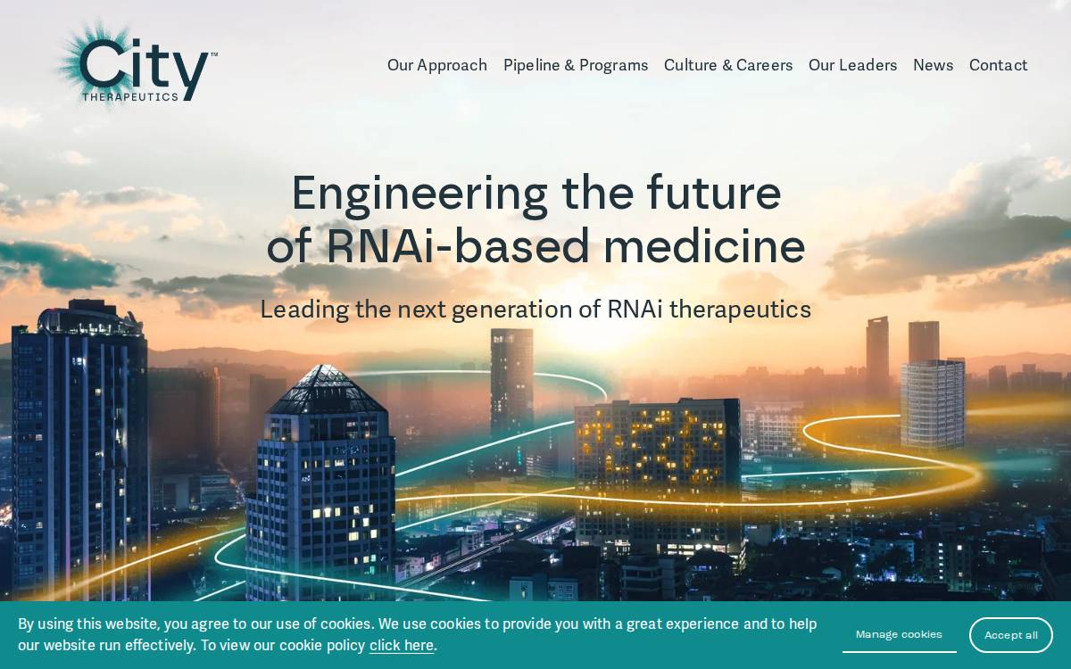 City Therapeutics website preview