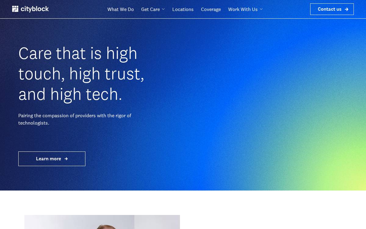 City Block website preview