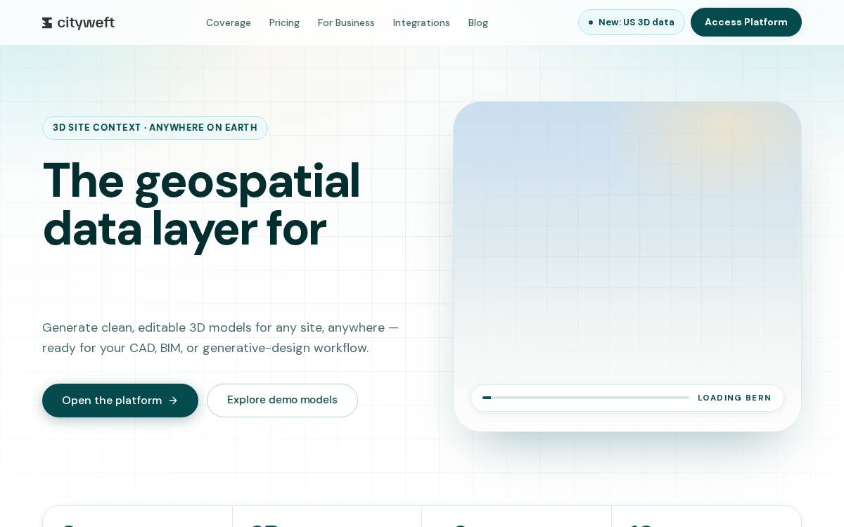 Cityweft website preview