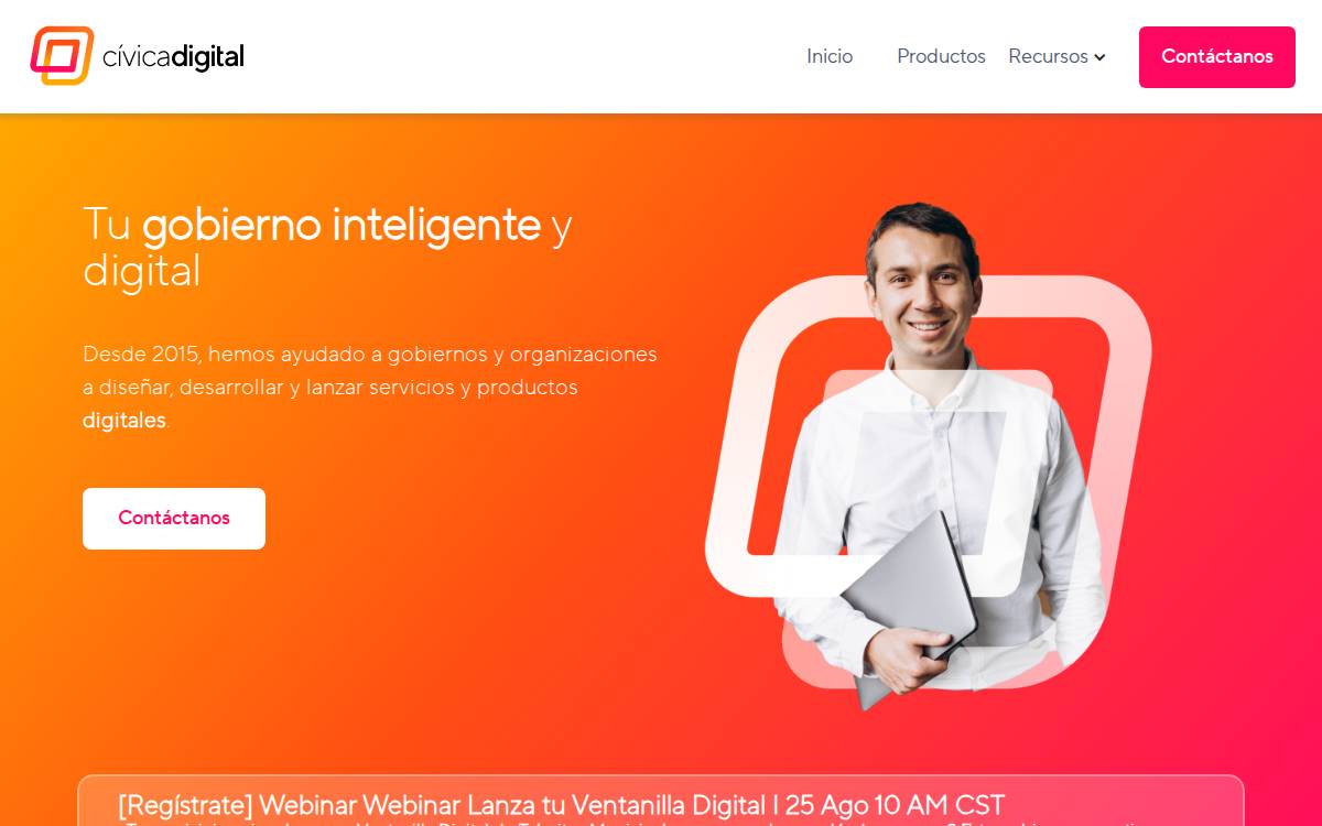 Civica Digital Mexico website preview