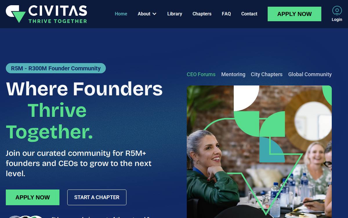 Civitas website preview