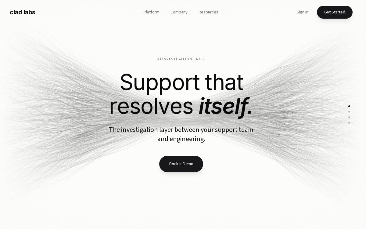 Clad Labs website preview