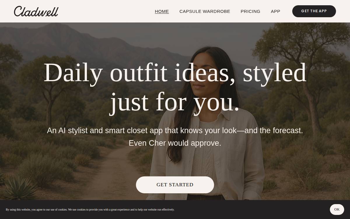 Cladwell website preview