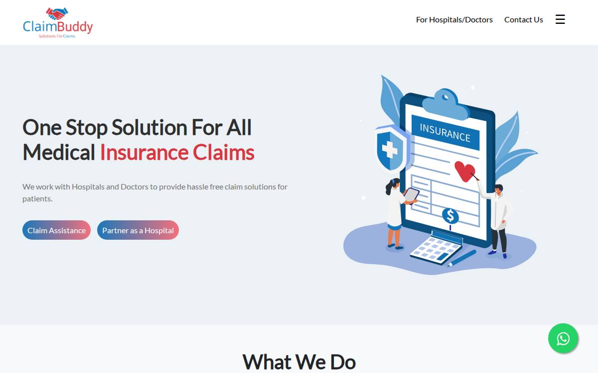 Claimbuddy website preview