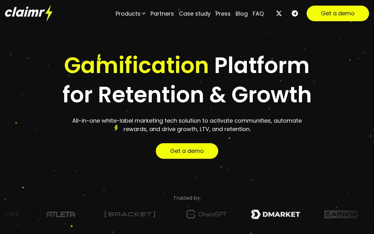 Claimr website preview