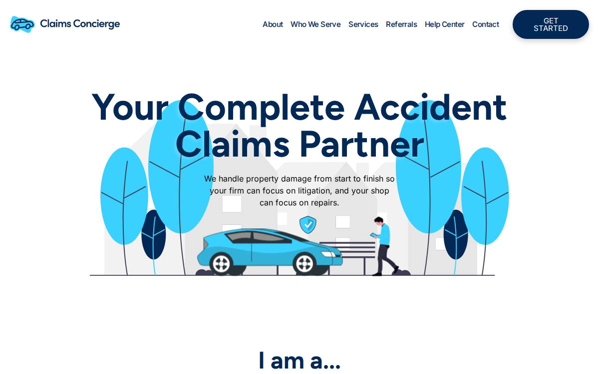 Claims Concierge website preview
