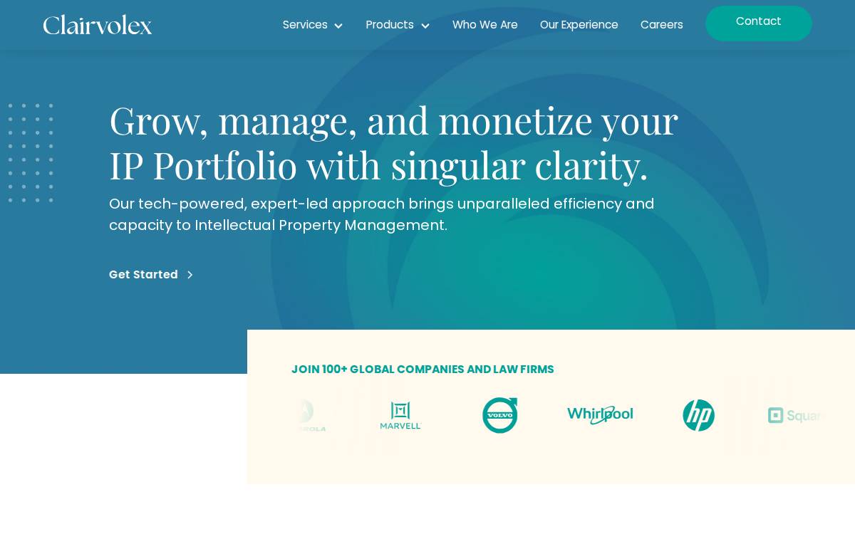 Clairvolex website preview