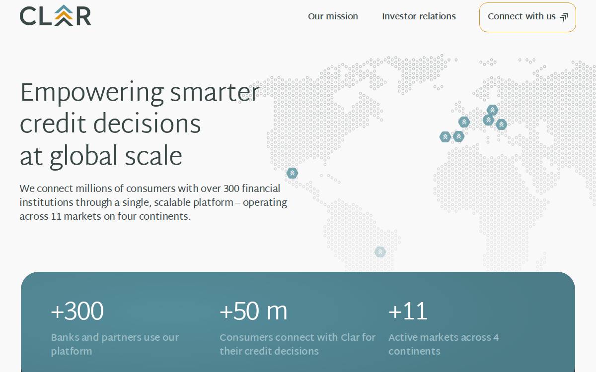 Clar Global AB website preview