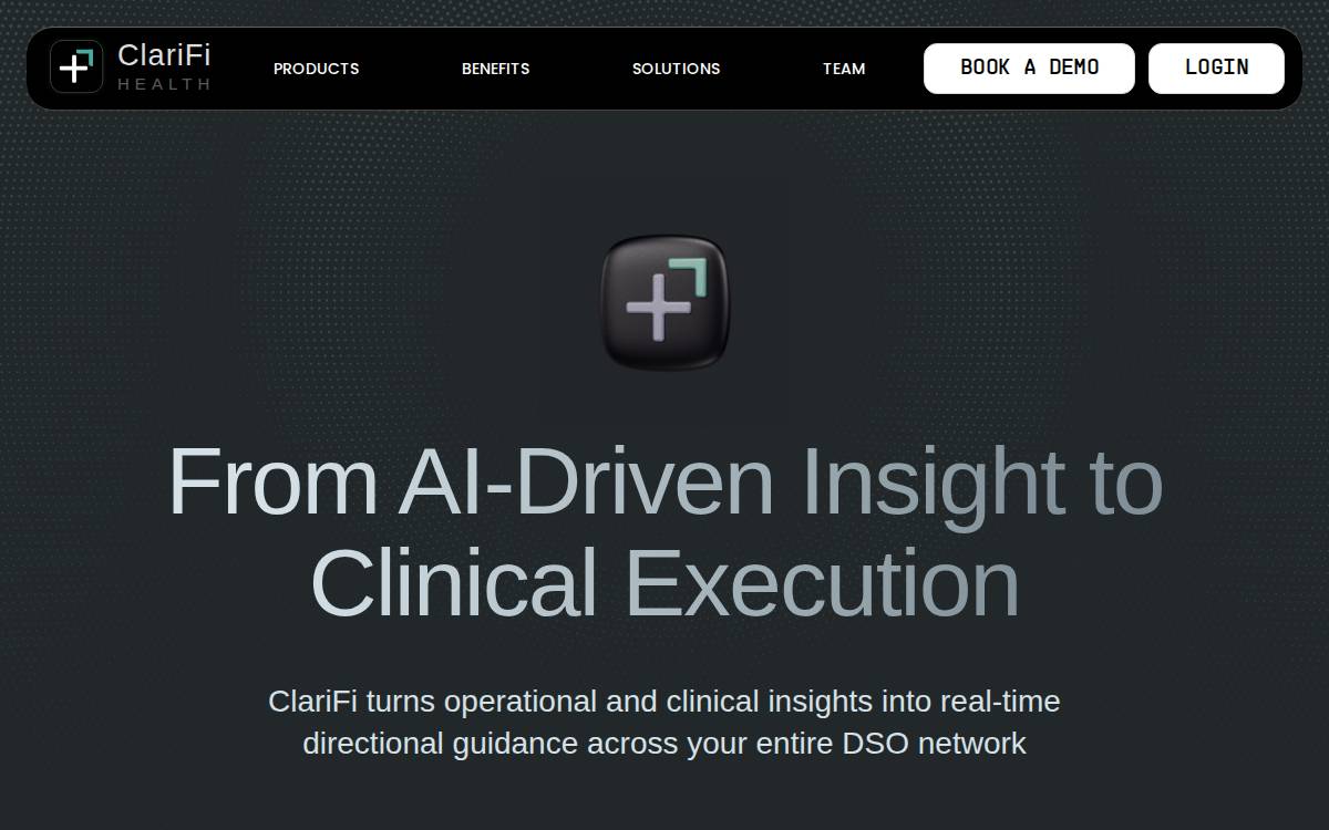 ClariFi website preview