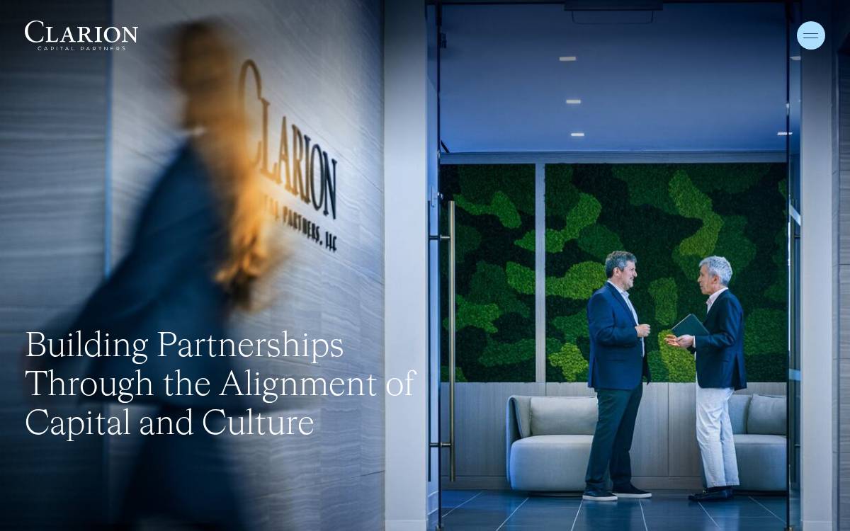 Clarion Capital Partners website preview