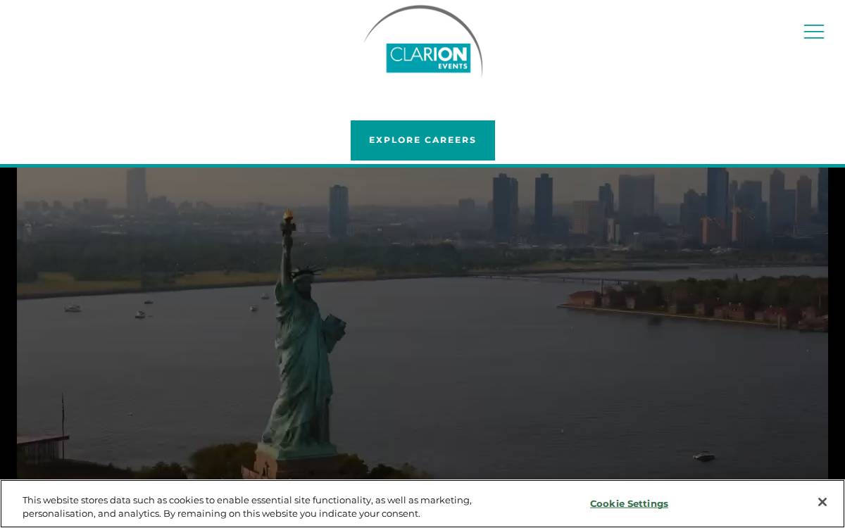 Clarion Events website preview