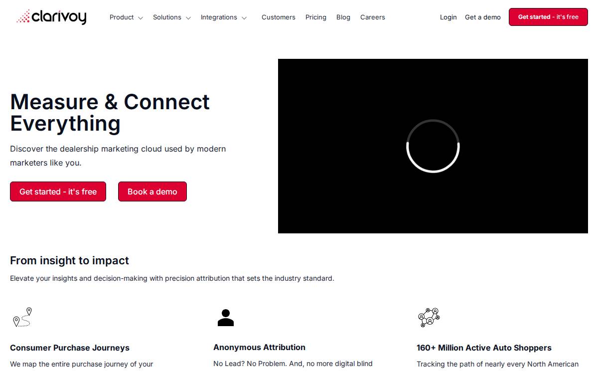 Clarivoy website preview