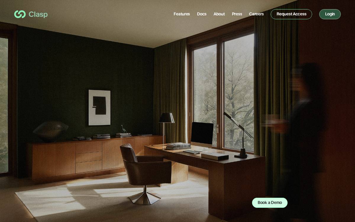 Clasp website preview
