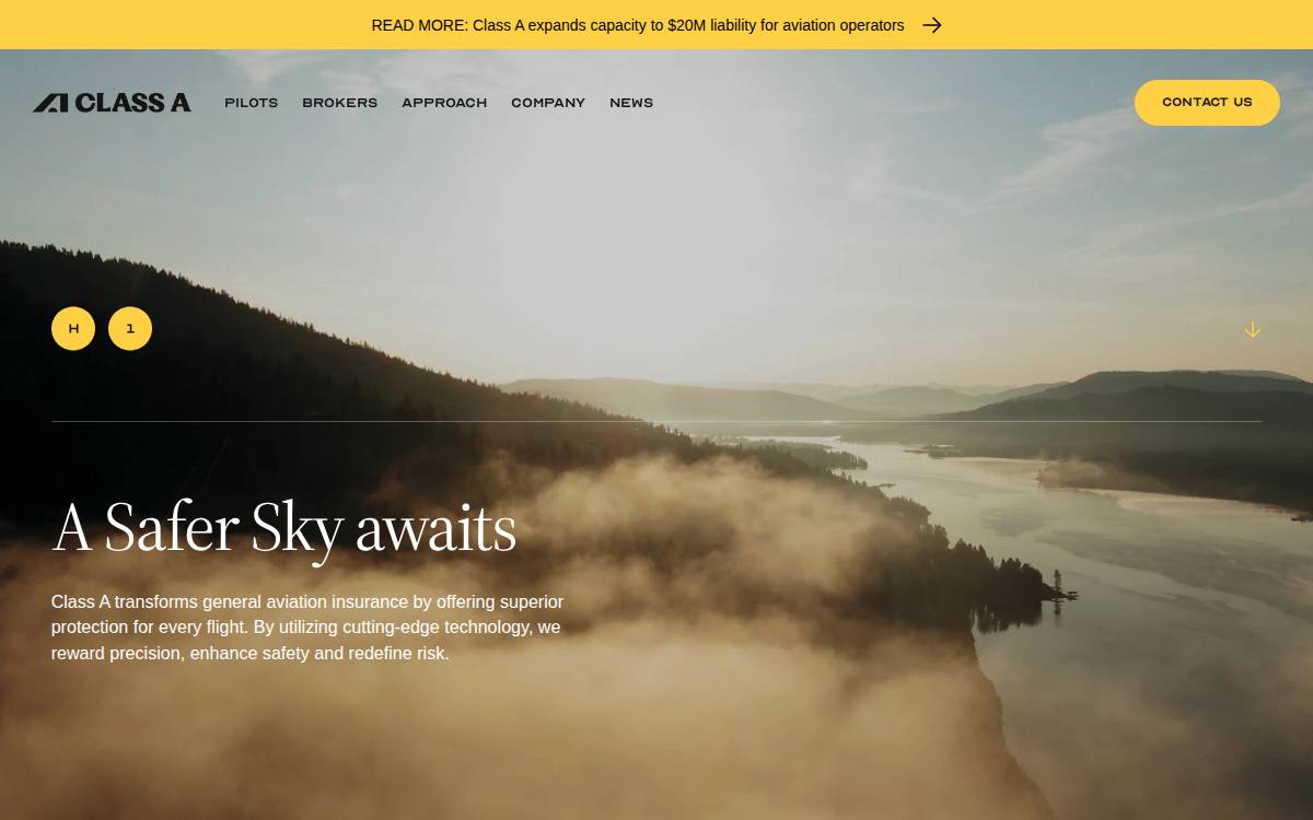 Class A website preview