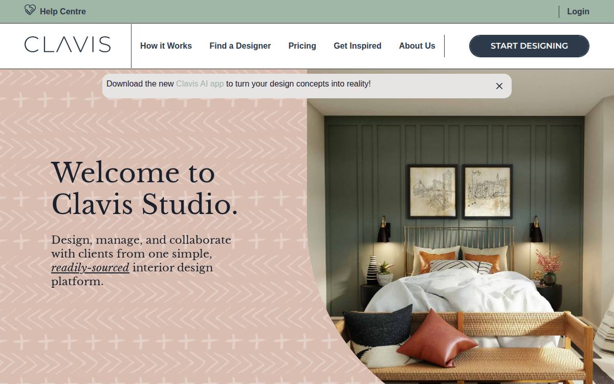 Clavis Studios website preview