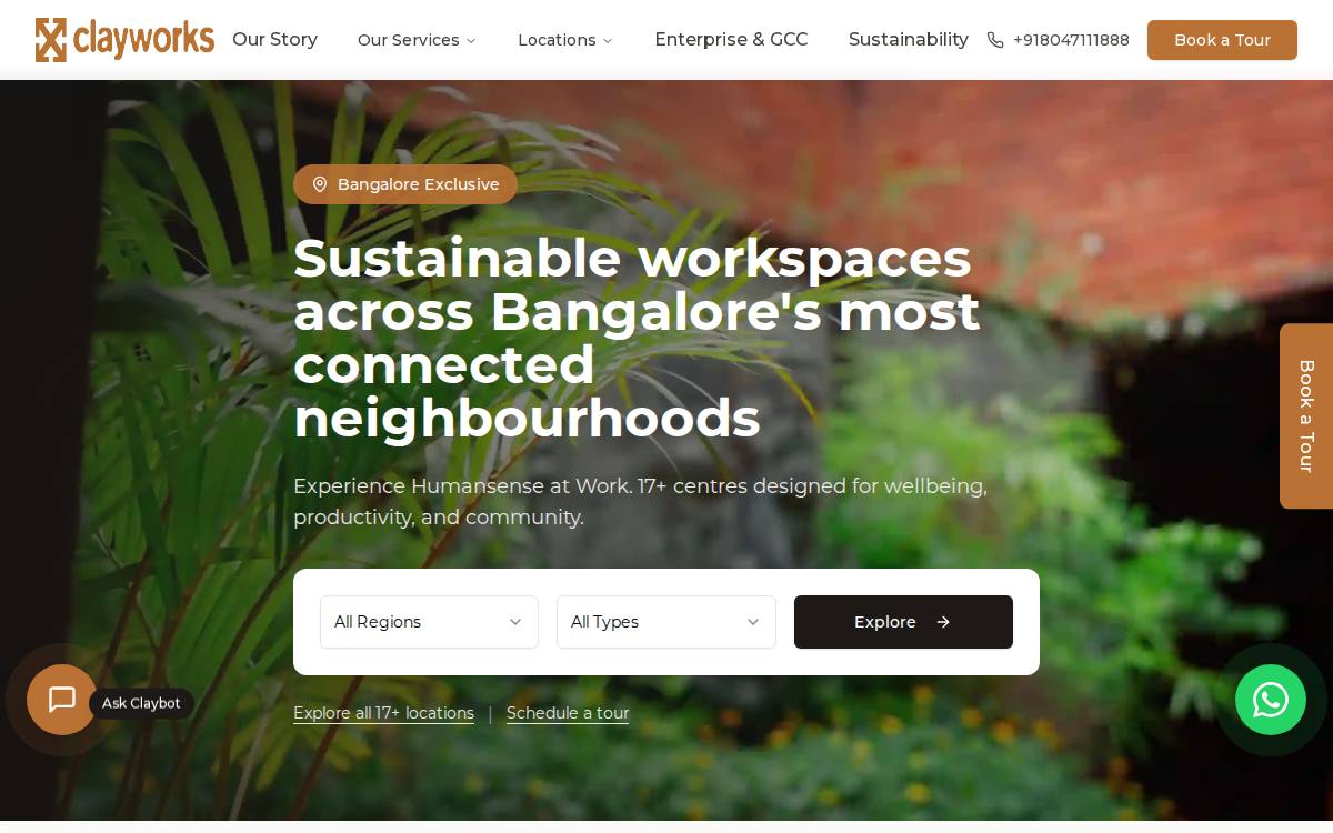 ClayWorks website preview