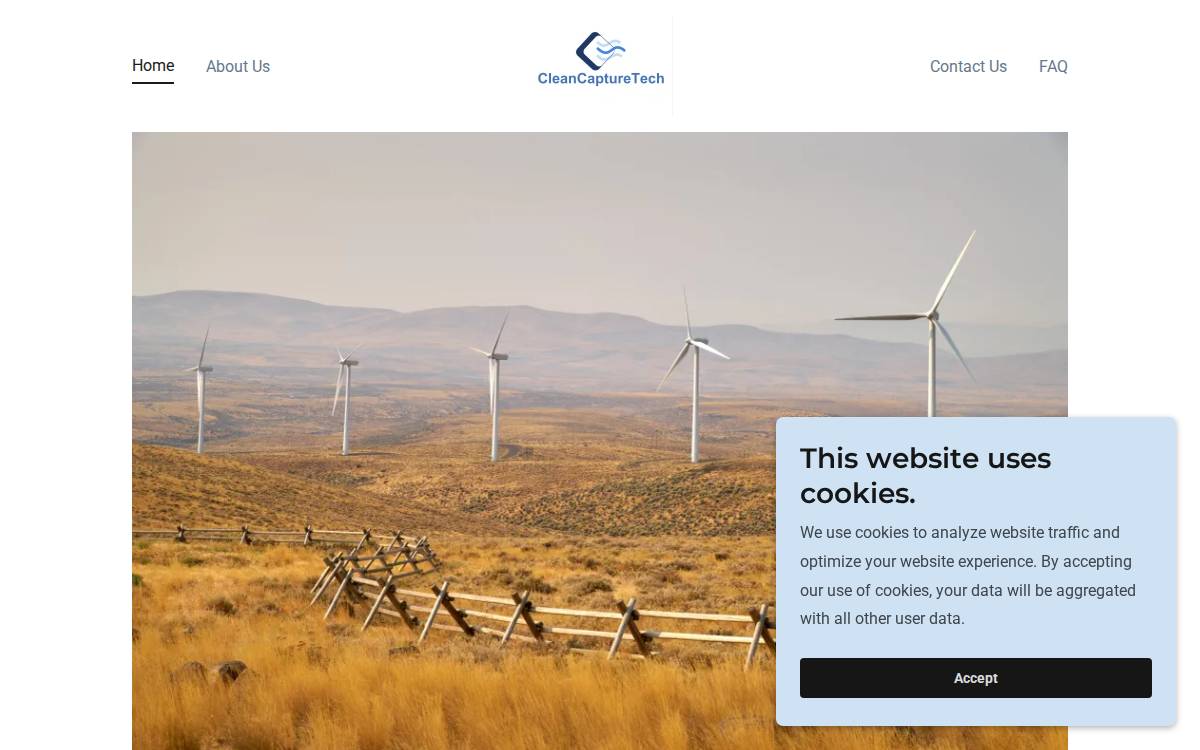 Cleancapturetech website preview