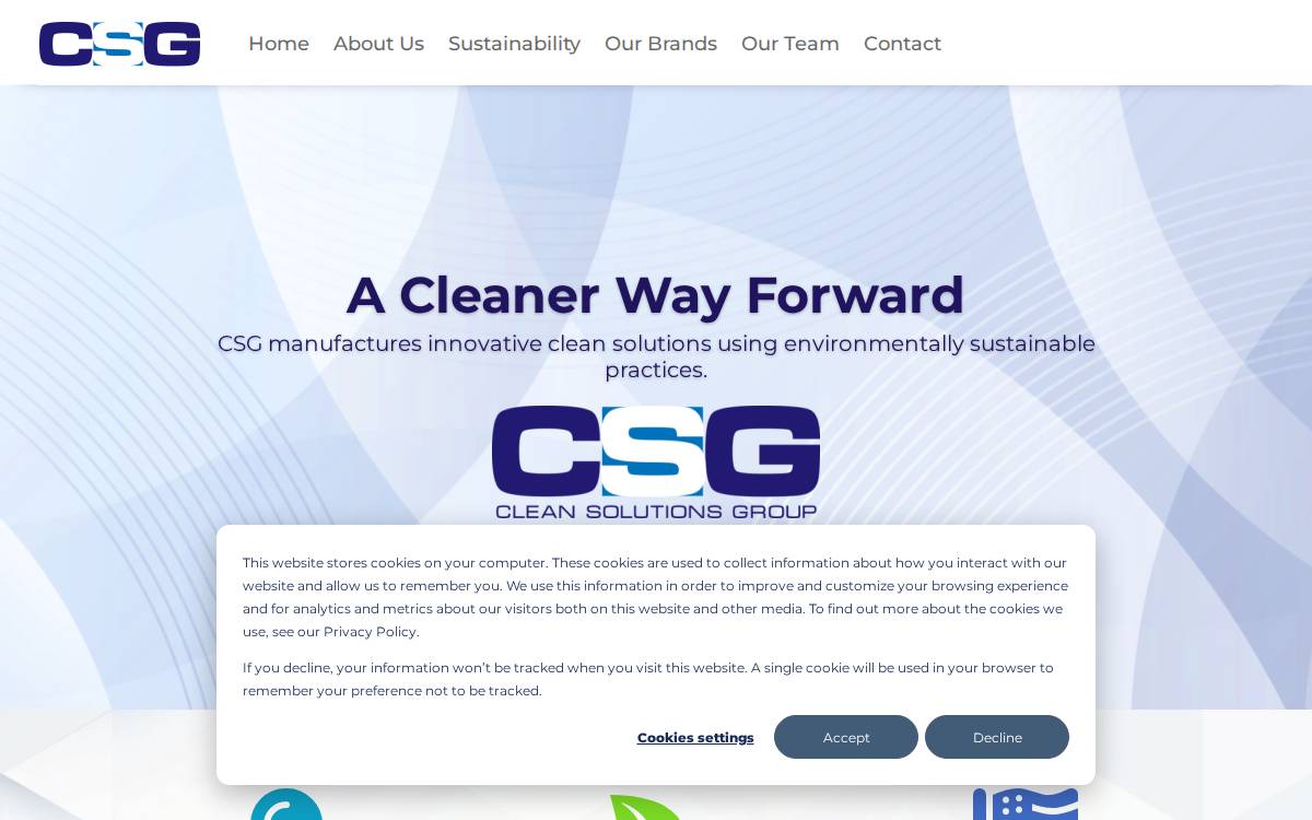 Cleangrp website preview