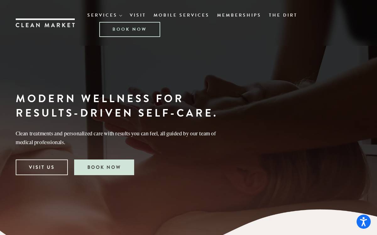 Cleanmarket website preview
