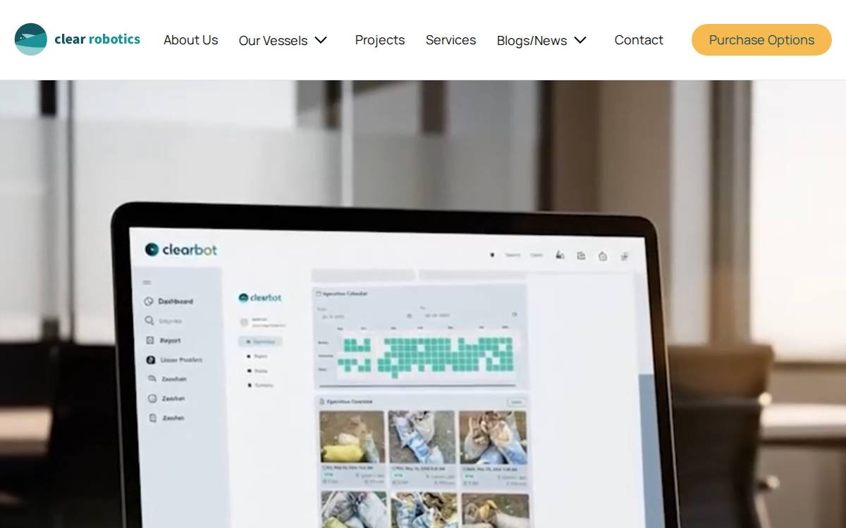 Clearbot website preview