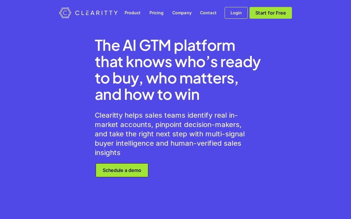 Clearitty website preview