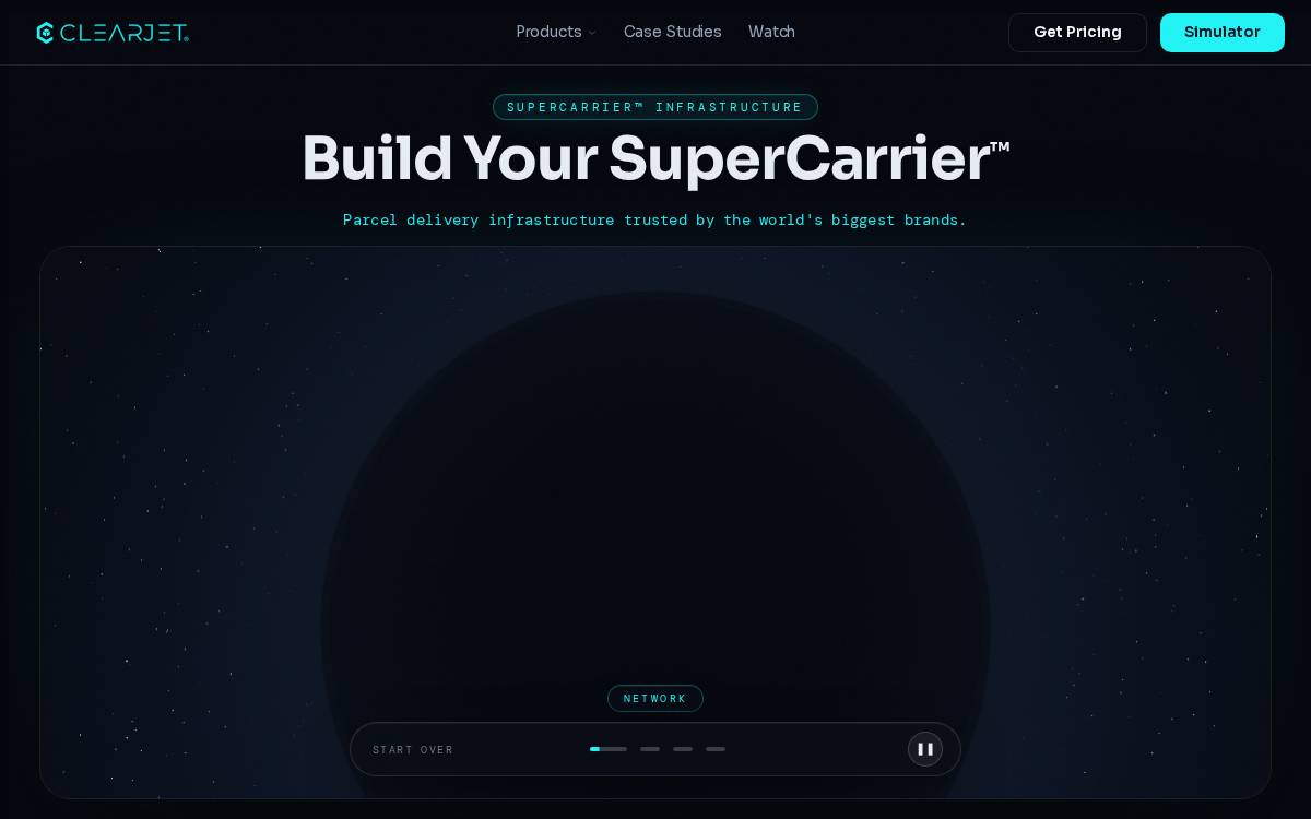 ClearJet website preview
