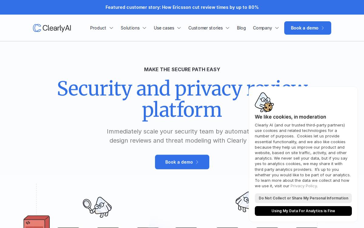 Clearly AI website preview