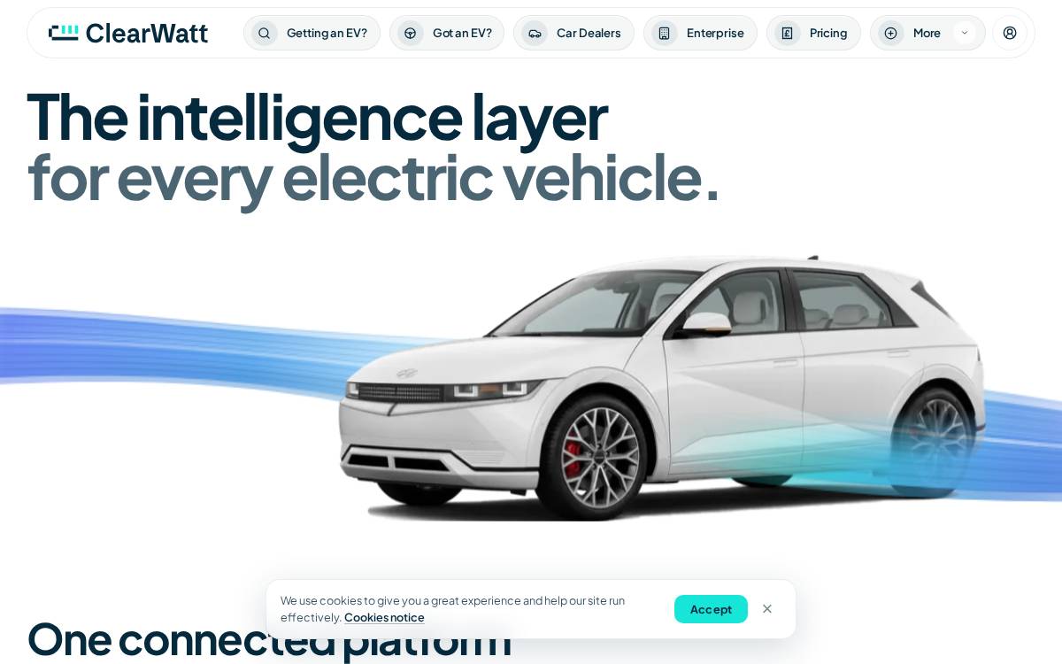 ClearWatt website preview