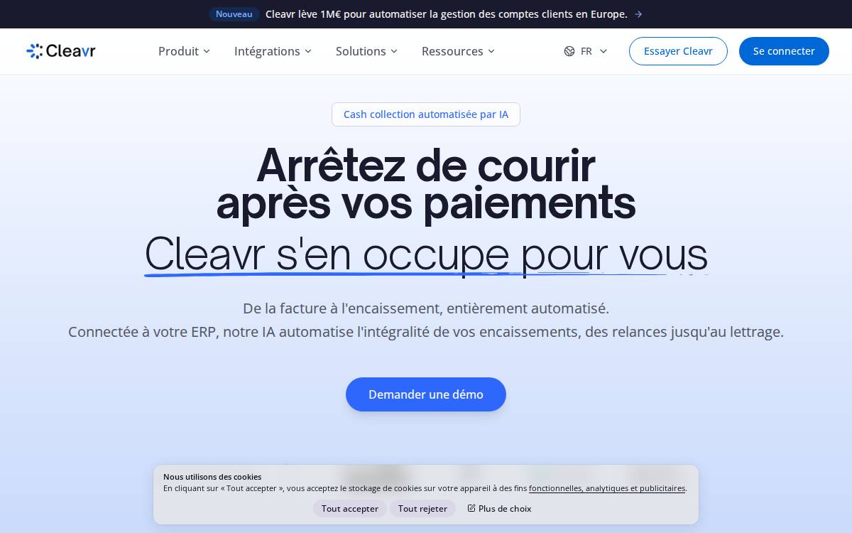 Cleavr website preview