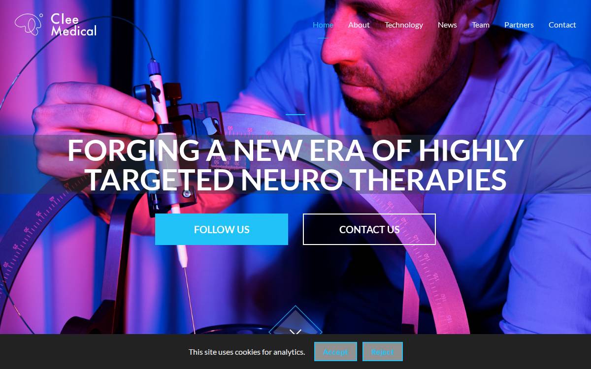 Clee Medical website preview