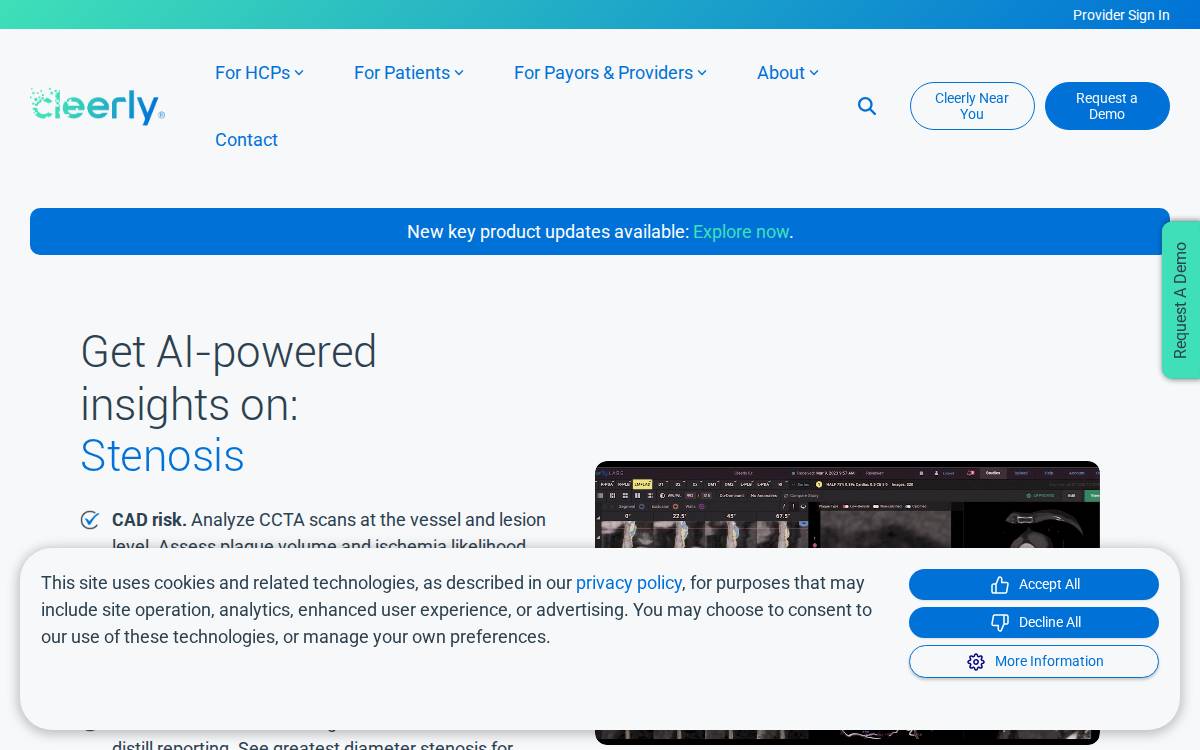 Cleerlyhealth website preview