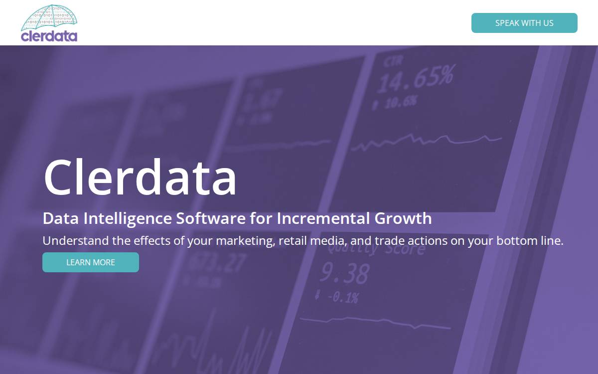 Clerdata website preview