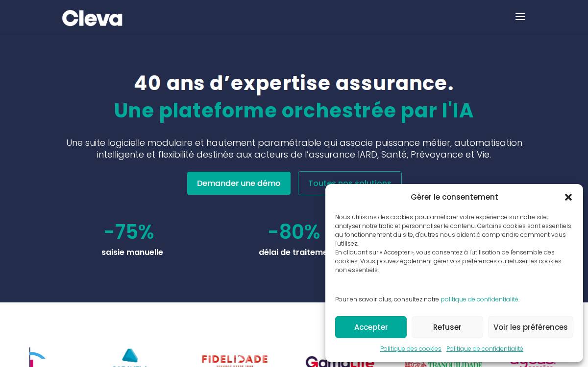 Cleva website preview