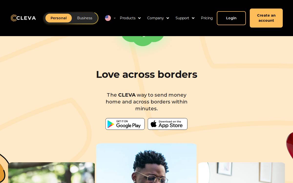 Cleva website preview