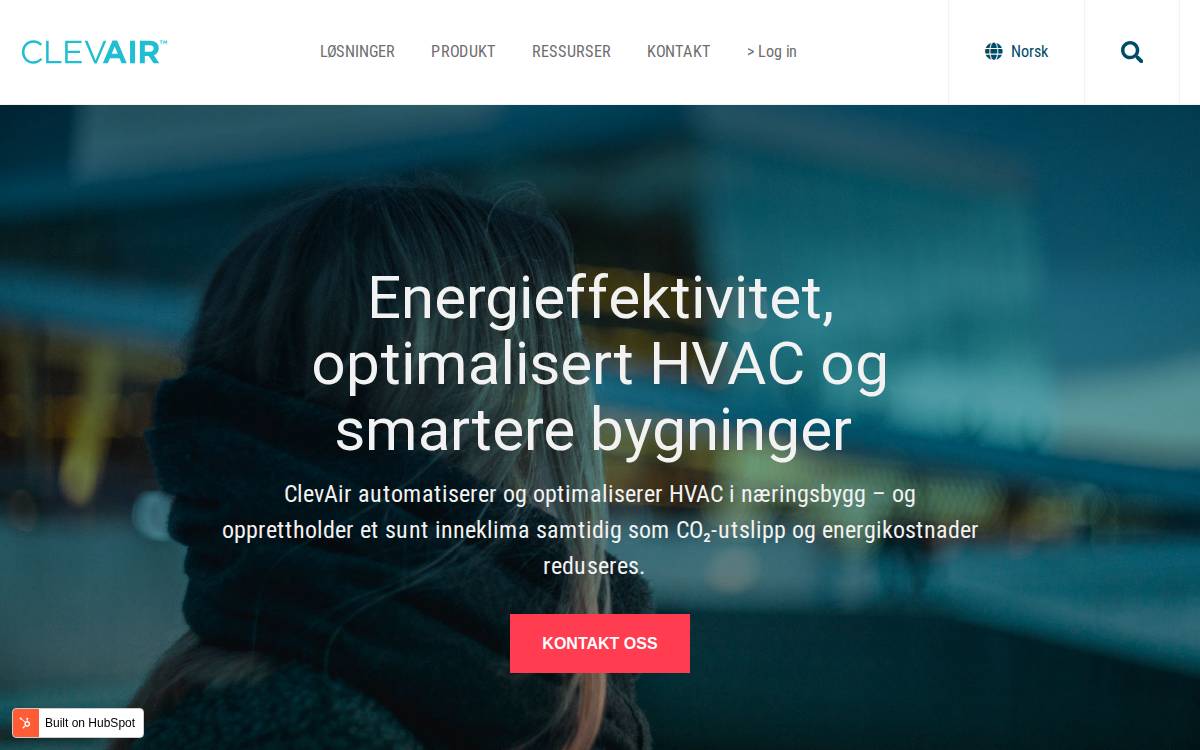 Clevair website preview