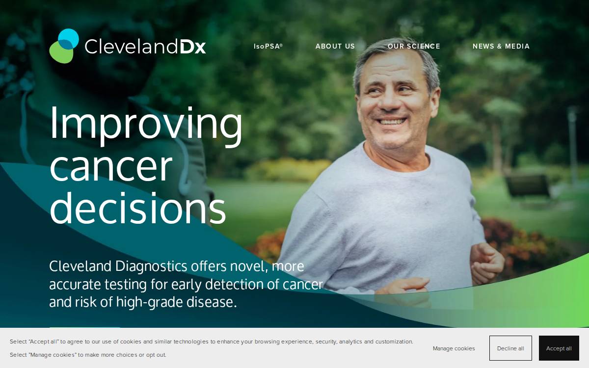 Clevelanddx website preview