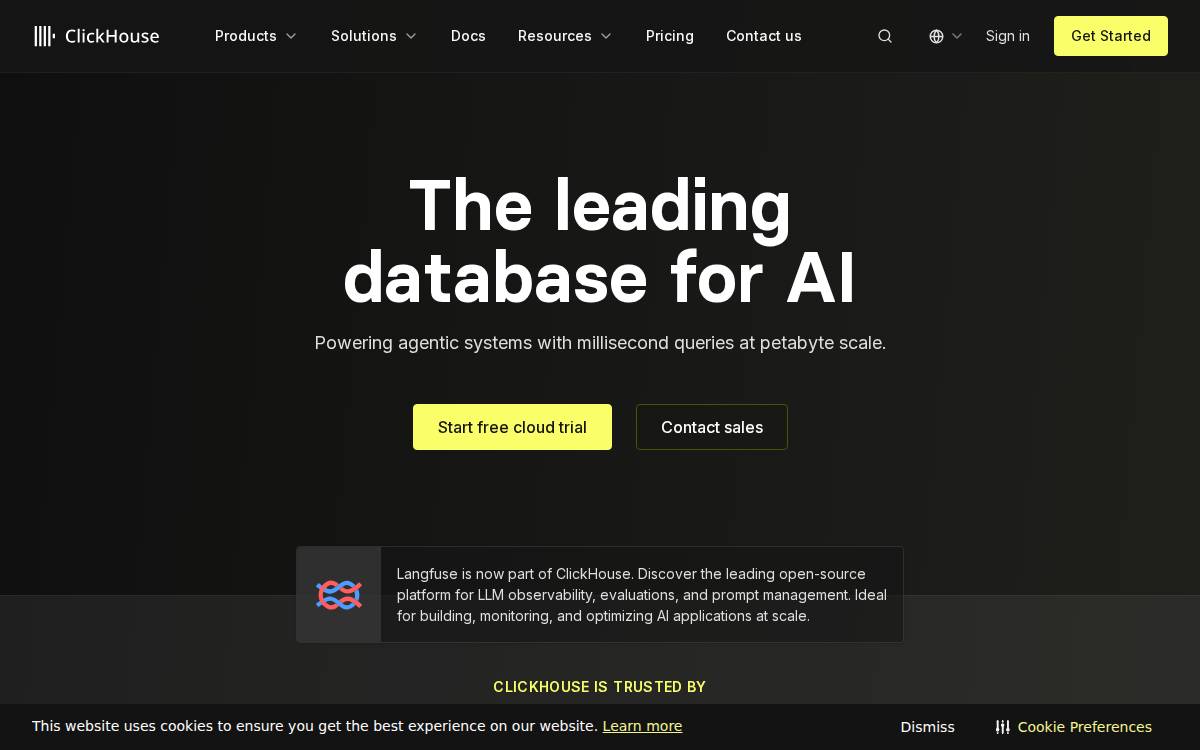 Click House website preview