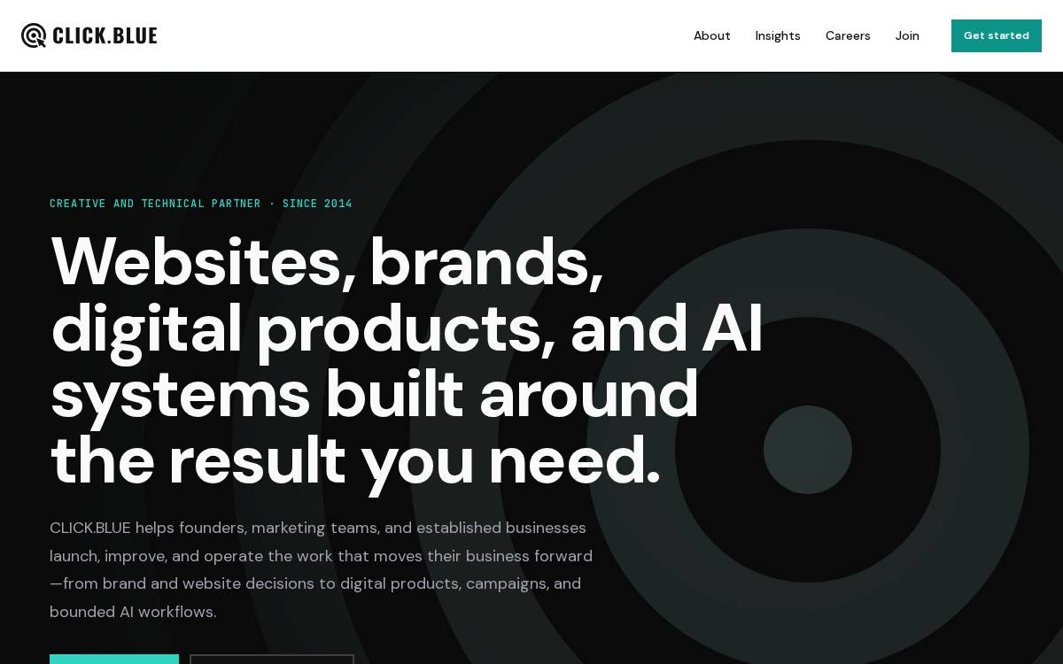 Click website preview